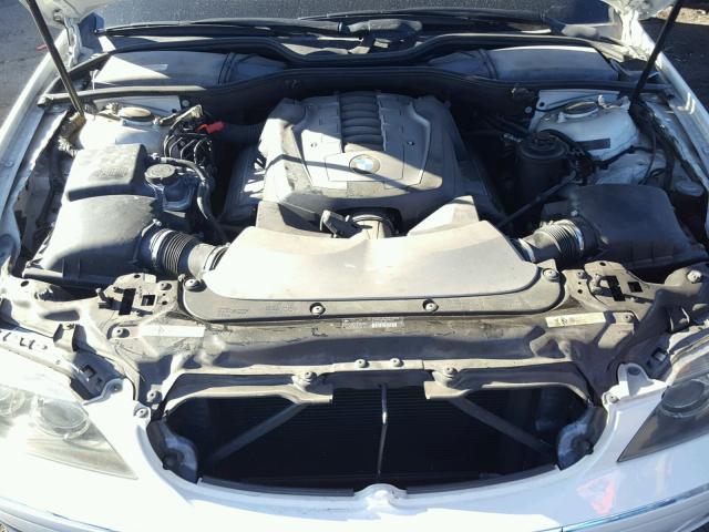 WBAHN83506DT37311 - 2006 BMW 750 LI WHITE photo 7