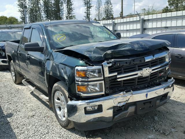 1GCVKREC5EZ381130 - 2014 CHEVROLET SILVERADO GREEN photo 1