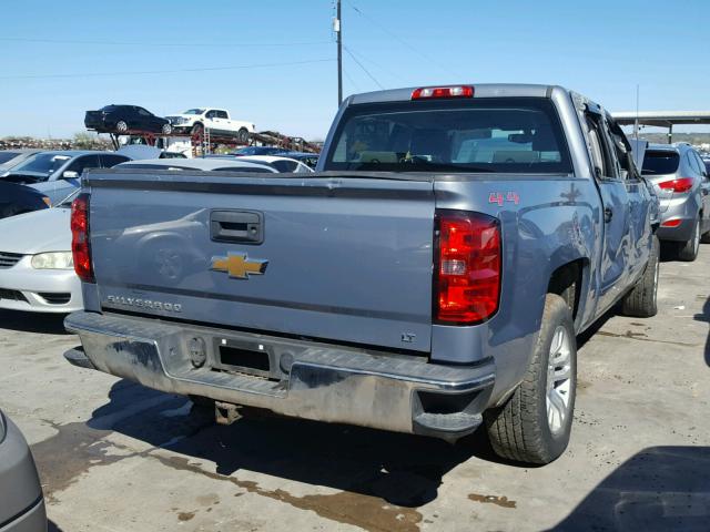 3GCUKREC9FG398266 - 2015 CHEVROLET SILVERADO GRAY photo 4