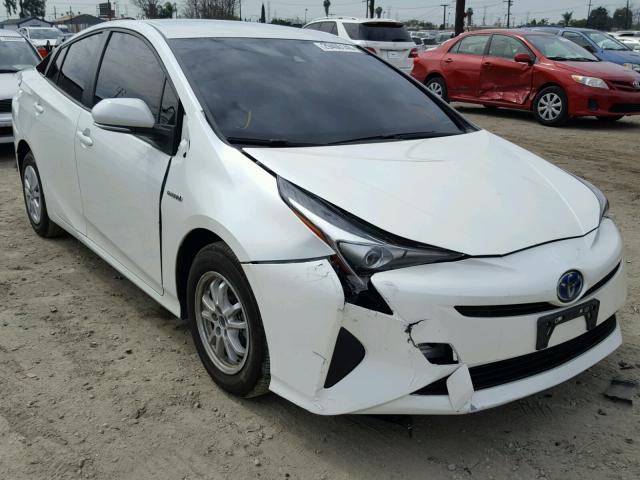 JTDKBRFU0H3027954 - 2017 TOYOTA PRIUS WHITE photo 1