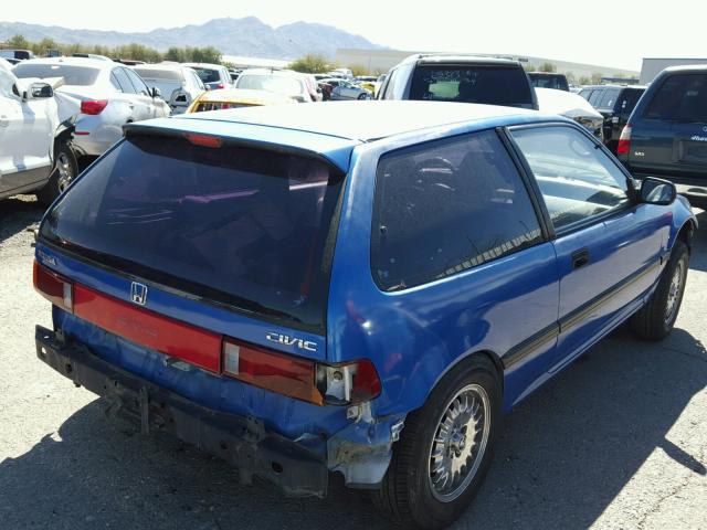 2HGED6347KH527769 - 1989 HONDA CIVIC BLUE photo 4