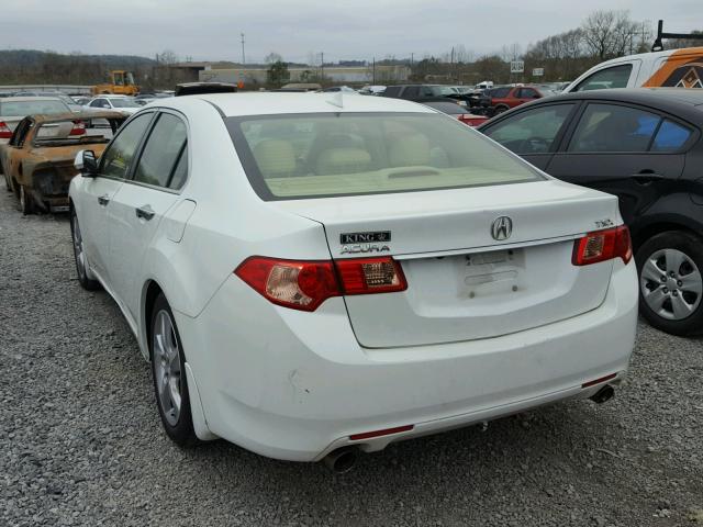 JH4CU2F61DC012072 - 2013 ACURA TSX TECH WHITE photo 3