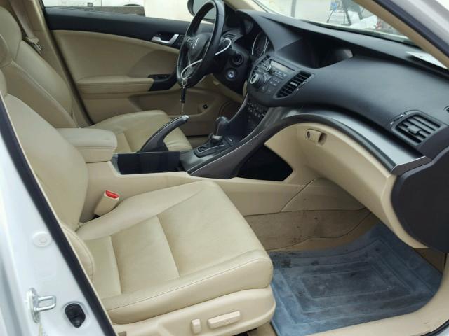 JH4CU2F61DC012072 - 2013 ACURA TSX TECH WHITE photo 5