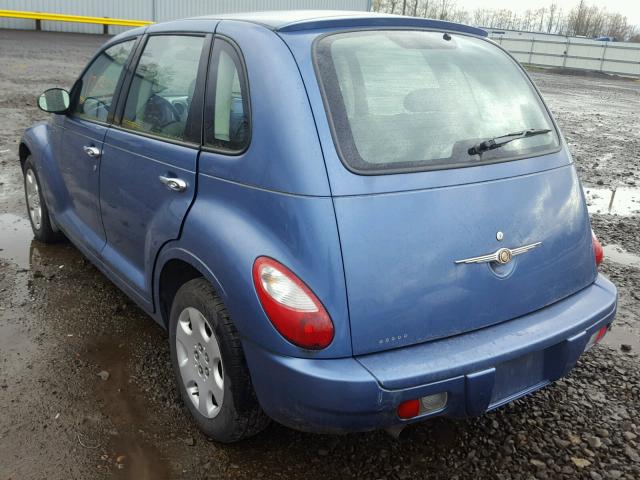 3A4FY48B56T310019 - 2006 CHRYSLER PT CRUISER BLUE photo 3