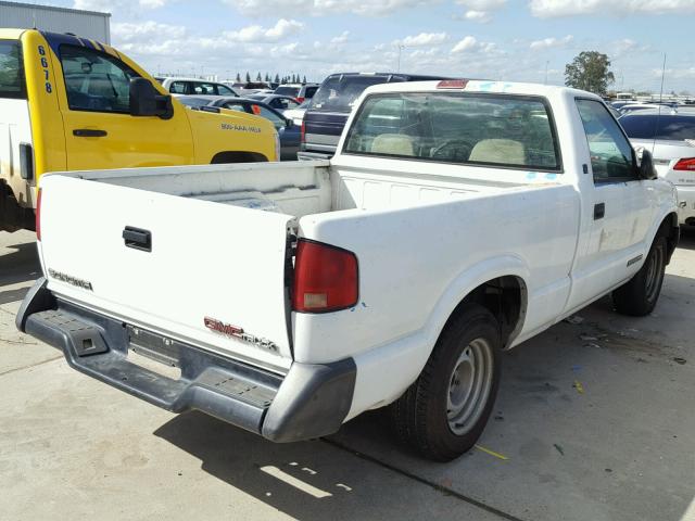 1GTCS14ZXS8525500 - 1995 GMC SONOMA WHITE photo 4