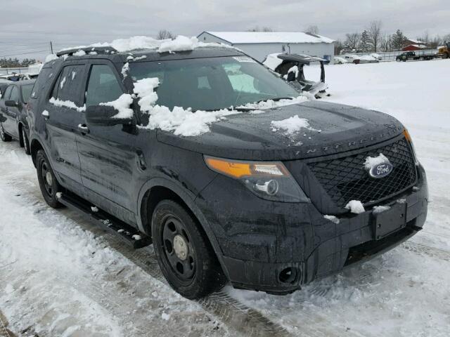 1FM5K8AT0EGC61100 - 2014 FORD EXPLORER P BLACK photo 1