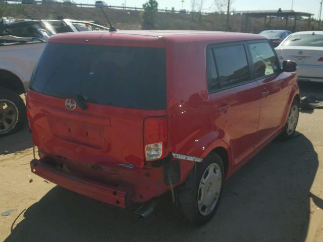 JTLZE4FE3DJ042590 - 2013 TOYOTA SCION XB RED photo 4
