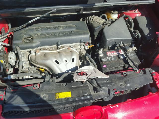 JTLZE4FE3DJ042590 - 2013 TOYOTA SCION XB RED photo 7