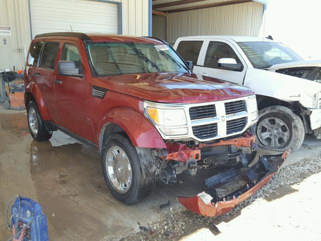 1D8GU58K97W549551 - 2007 DODGE NITRO SLT RED photo 1