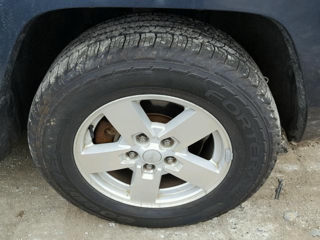 1J8HG48P77C586463 - 2007 JEEP COMMANDER BLUE photo 9