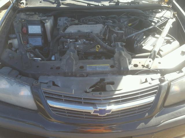 2G1WF52E839308485 - 2003 CHEVROLET IMPALA BLACK photo 7