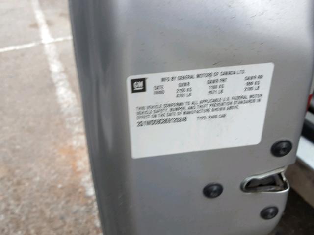 2G1WD58C869129248 - 2006 CHEVROLET IMPALA SUP 银色 照片 10