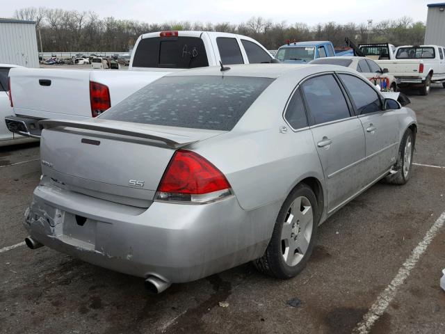 2G1WD58C869129248 - 2006 CHEVROLET IMPALA SUP SILVER photo 4