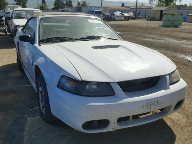 1FAFP44452F158866 - 2002 FORD MUSTANG WHITE photo 1