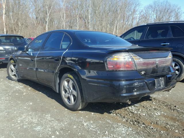 1G2HZ541234163419 - 2003 PONTIAC BONNEVILLE BLACK photo 3