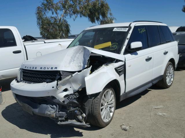 SALSK2D45BA265109 - 2011 LAND ROVER RANGE ROVE WHITE photo 2