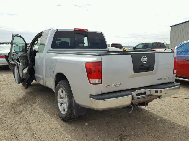 1N6BA0CH8AN306923 - 2010 NISSAN TITAN XE GRAY photo 3