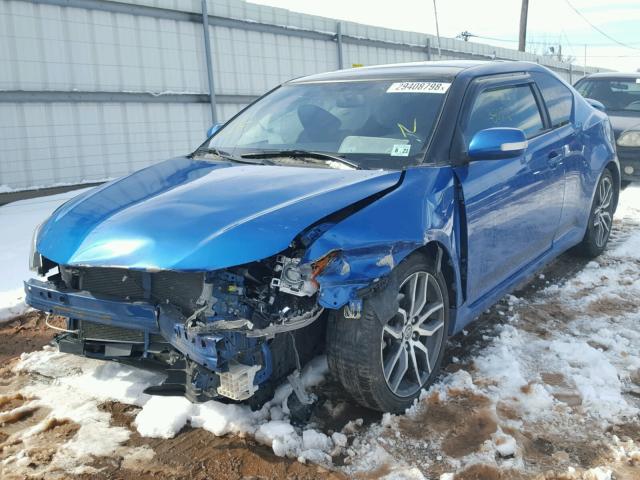 JTKJF5C72FJ002594 - 2015 TOYOTA SCION TC 蓝色 照片 2