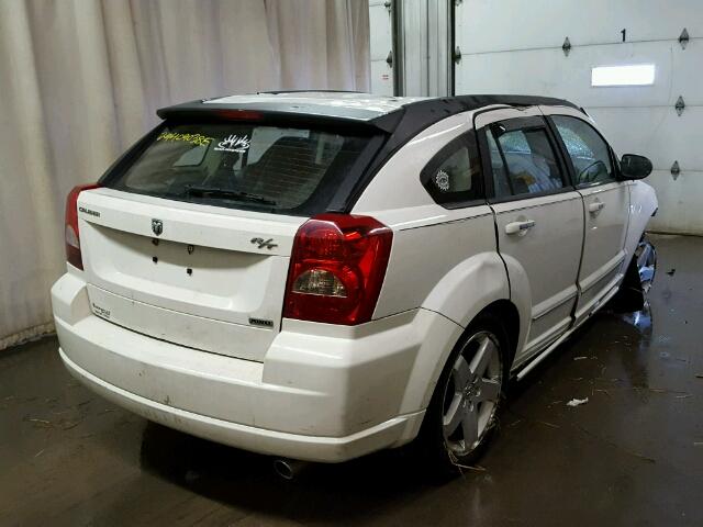 1B3HE78K27D152658 - 2007 DODGE CALIBER R/ WHITE photo 4