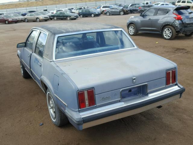 1G3AE69X4EW350986 - 1984 OLDSMOBILE OMEGA BROU BLUE photo 3