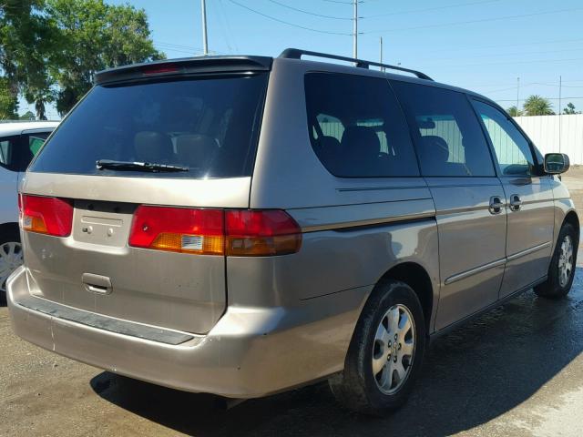 5FNRL180X3B052928 - 2003 HONDA ODYSSEY EX ოქროსფერი ფოტო 4