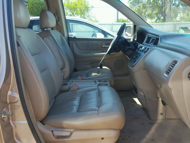 5FNRL180X3B052928 - 2003 HONDA ODYSSEY EX ოქროსფერი ფოტო 5