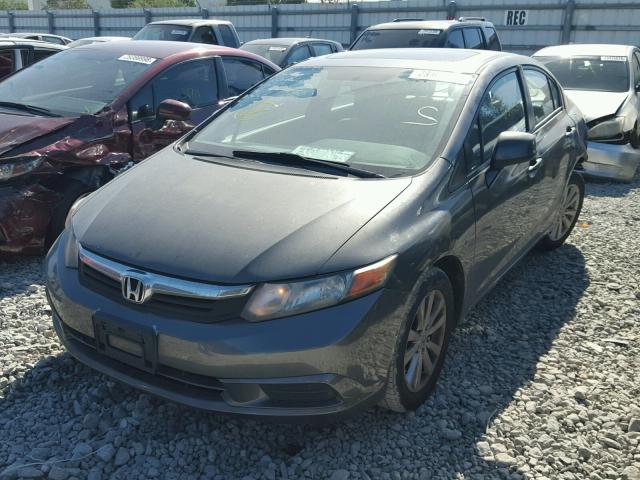 19XFB2F90CE026647 - 2012 HONDA CIVIC EXL GRAY photo 2