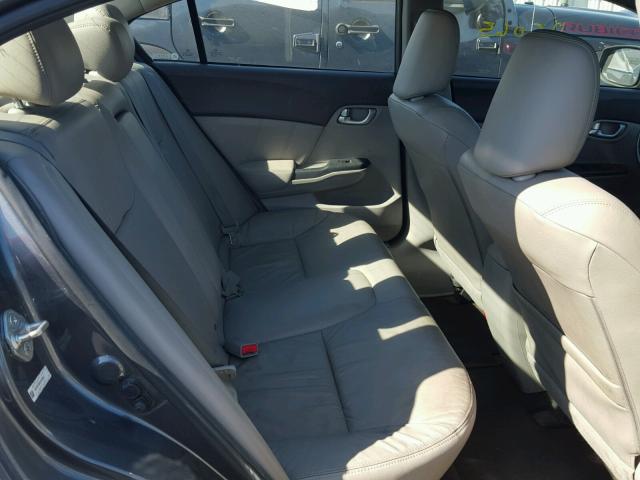 19XFB2F90CE026647 - 2012 HONDA CIVIC EXL GRAY photo 6