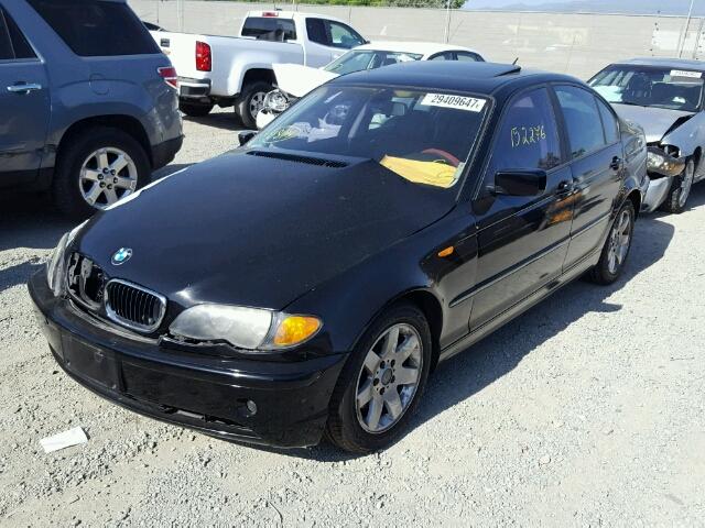 WBAET37443NJ26759 - 2003 BMW 325I BLACK photo 2