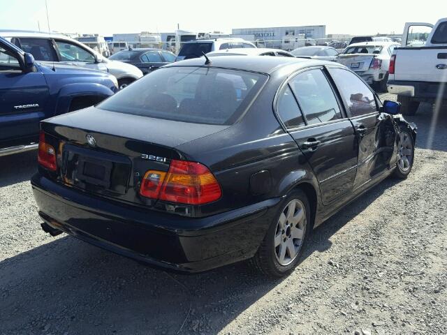 WBAET37443NJ26759 - 2003 BMW 325I BLACK photo 4