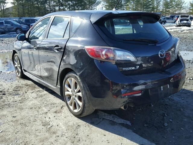 JM1BL1K69B1360954 - 2011 MAZDA 3 S BLACK photo 3