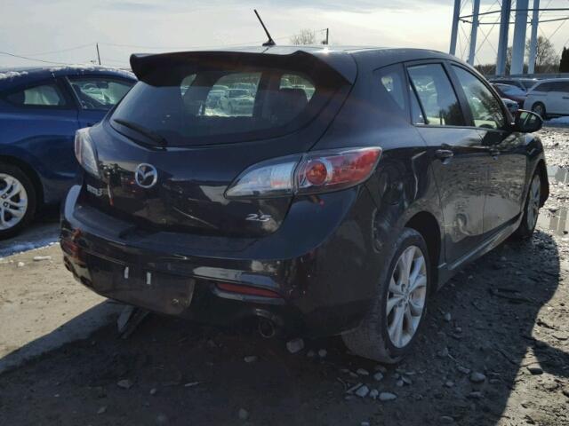 JM1BL1K69B1360954 - 2011 MAZDA 3 S BLACK photo 4