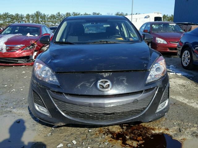 JM1BL1K69B1360954 - 2011 MAZDA 3 S BLACK photo 9