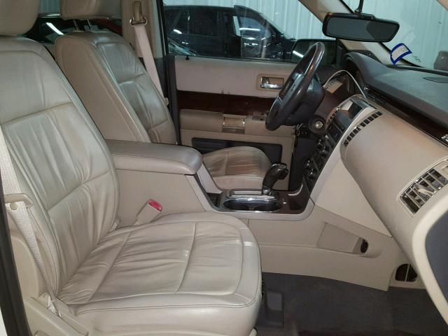 2FMDK52C89BA11075 - 2009 FORD FLEX SEL თეთრი ფოტო 5
