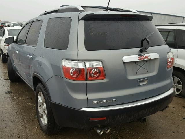 1GKER13778J135156 - 2008 GMC ACADIA SLE BLUE photo 3