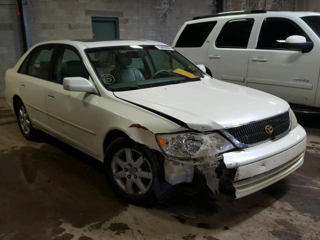 4T1BF28B41U114744 - 2001 TOYOTA AVALON XL WHITE photo 1