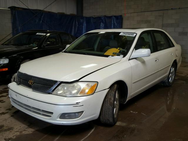 4T1BF28B41U114744 - 2001 TOYOTA AVALON XL WHITE photo 2