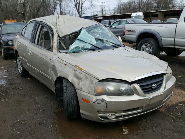 KMHDN46D35U997995 - 2005 HYUNDAI ELANTRA GL BEIGE photo 1