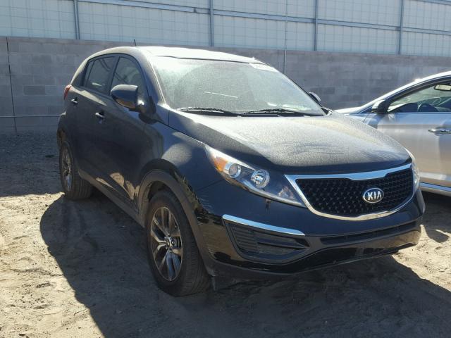 KNDPB3AC3F7710464 - 2015 KIA SPORTAGE L BLACK photo 1