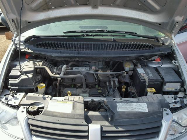 1D4GP24R07B125158 - 2007 DODGE GRAND CARA SILVER photo 7