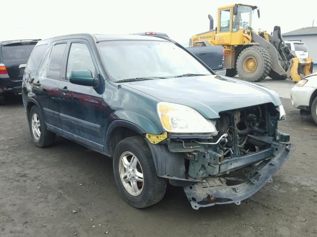 JHLRD78843C007778 - 2003 HONDA CR-V EX GREEN photo 1