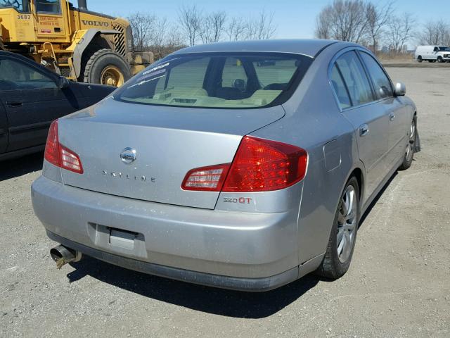 JNKCV51E43M303204 - 2003 INFINITI G35 SILVER photo 4