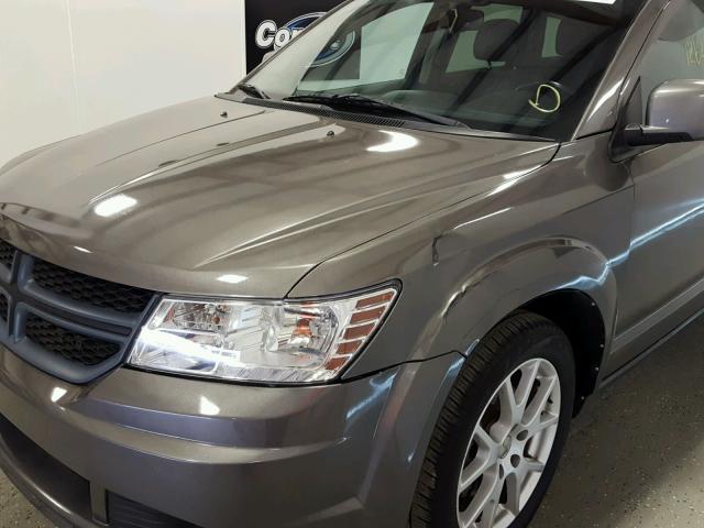 3C4PDCDG6DT568726 - 2013 DODGE JOURNEY CR GRAY photo 9