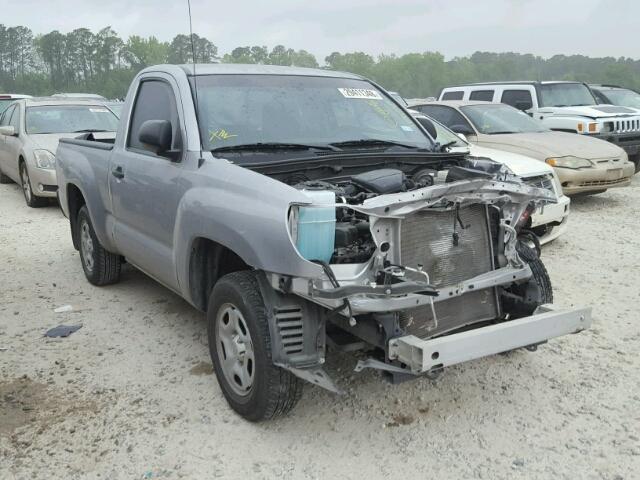 5TFNX4CNXEX041086 - 2014 TOYOTA TACOMA GRAY photo 1