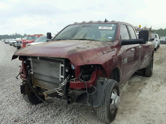 3C63RRHLXHG596559 - 2017 RAM 3500 SLT MAROON photo 2