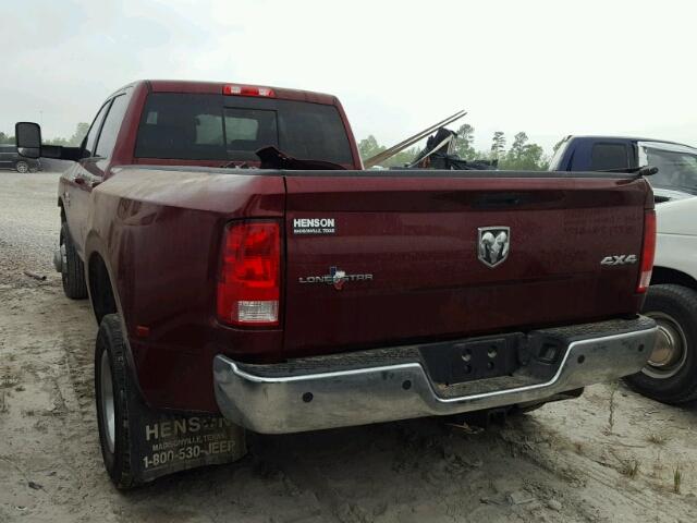 3C63RRHLXHG596559 - 2017 RAM 3500 SLT MAROON photo 3