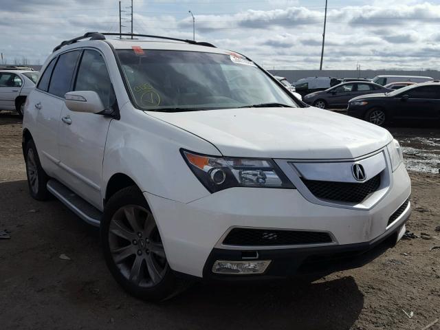 2HNYD2H61CH518947 - 2012 ACURA MDX ADVANC WHITE photo 1