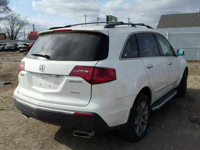 2HNYD2H61CH518947 - 2012 ACURA MDX ADVANC WHITE photo 4