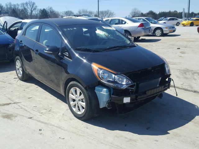 KNADN5A3XF6514921 - 2015 KIA RIO EX BLACK photo 1