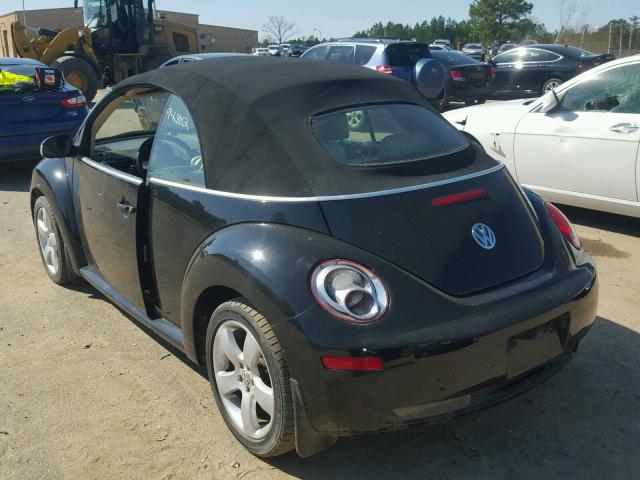 3VWSF31Y27M402779 - 2007 VOLKSWAGEN NEW BEETLE 黑色 照片 3